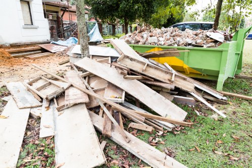 Recycling and donation during flat clearance in Blackheath